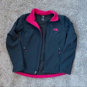 The North Face Womens Jacket Size M Black With Pink